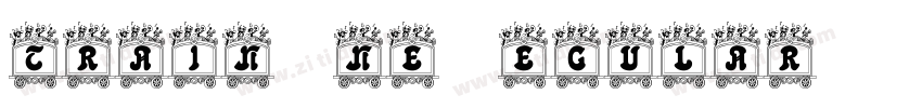 Train One Regular字体转换